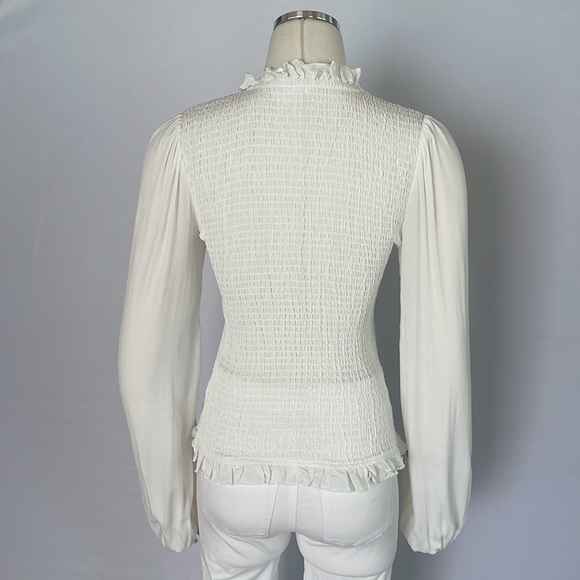 Venus Elastic Bodice Top White Size Small - Picture 9 of 9